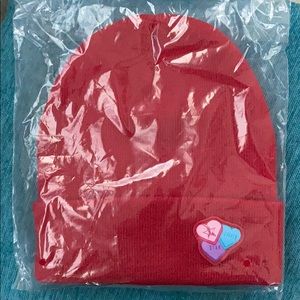 Red Jeffree Star beanie cap